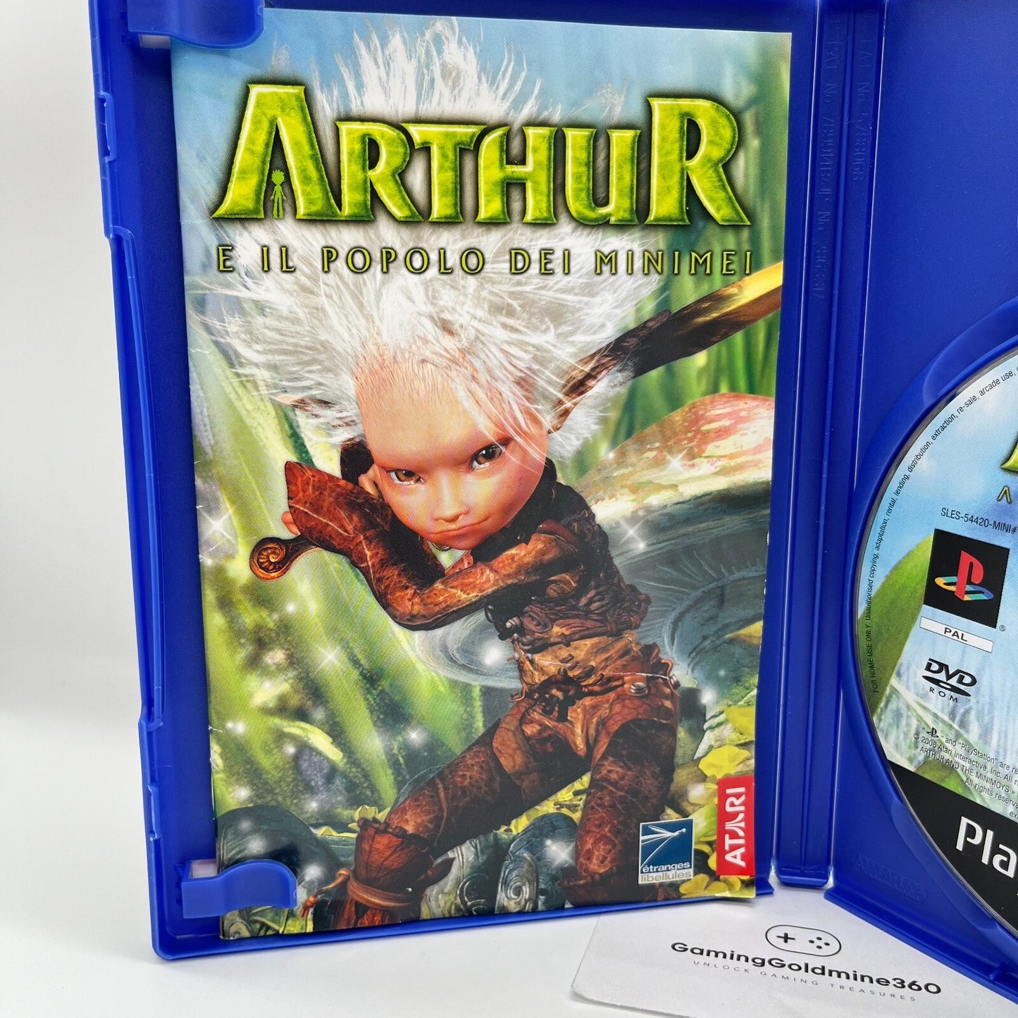 ARTHUR E il Popolo dei Minimei PS2 Italiano Completo PAL Atari Sony PlayStation2