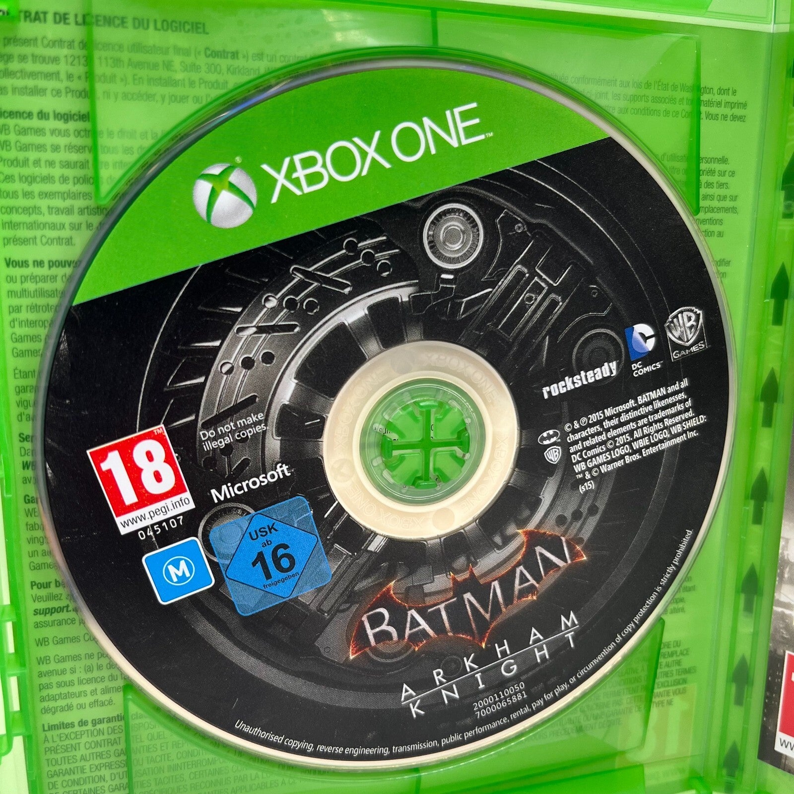 BATMAN Arkham Knight Xbox One Completo con Manuale Multilingua Microsoft OTTIMO
