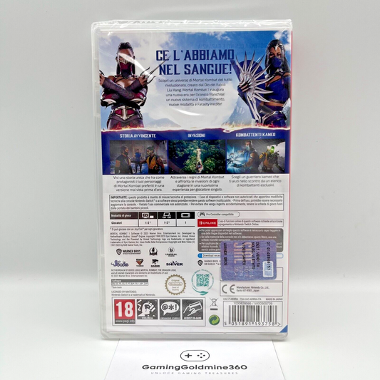 Mortal Kombat 1 Nintendo Switch Italiano NUOVO SIGILLATO WarnerBros.