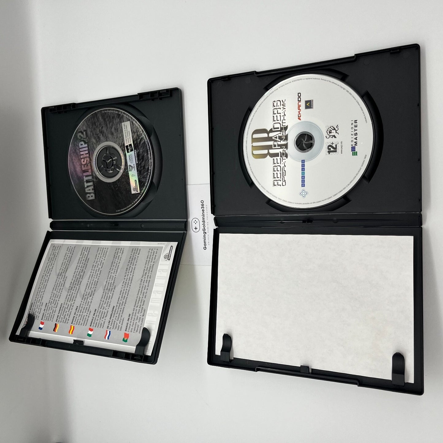 BattleShip 2 + Rebel Raiders Operation NightHawk PC CD-Rom InfoGrames COMPLETI