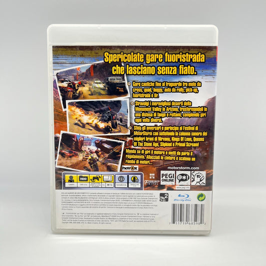 MotorStorm PS3 Italiano PAL Video Gioco Corse Auto Moto Cross Sony PlayStation 3