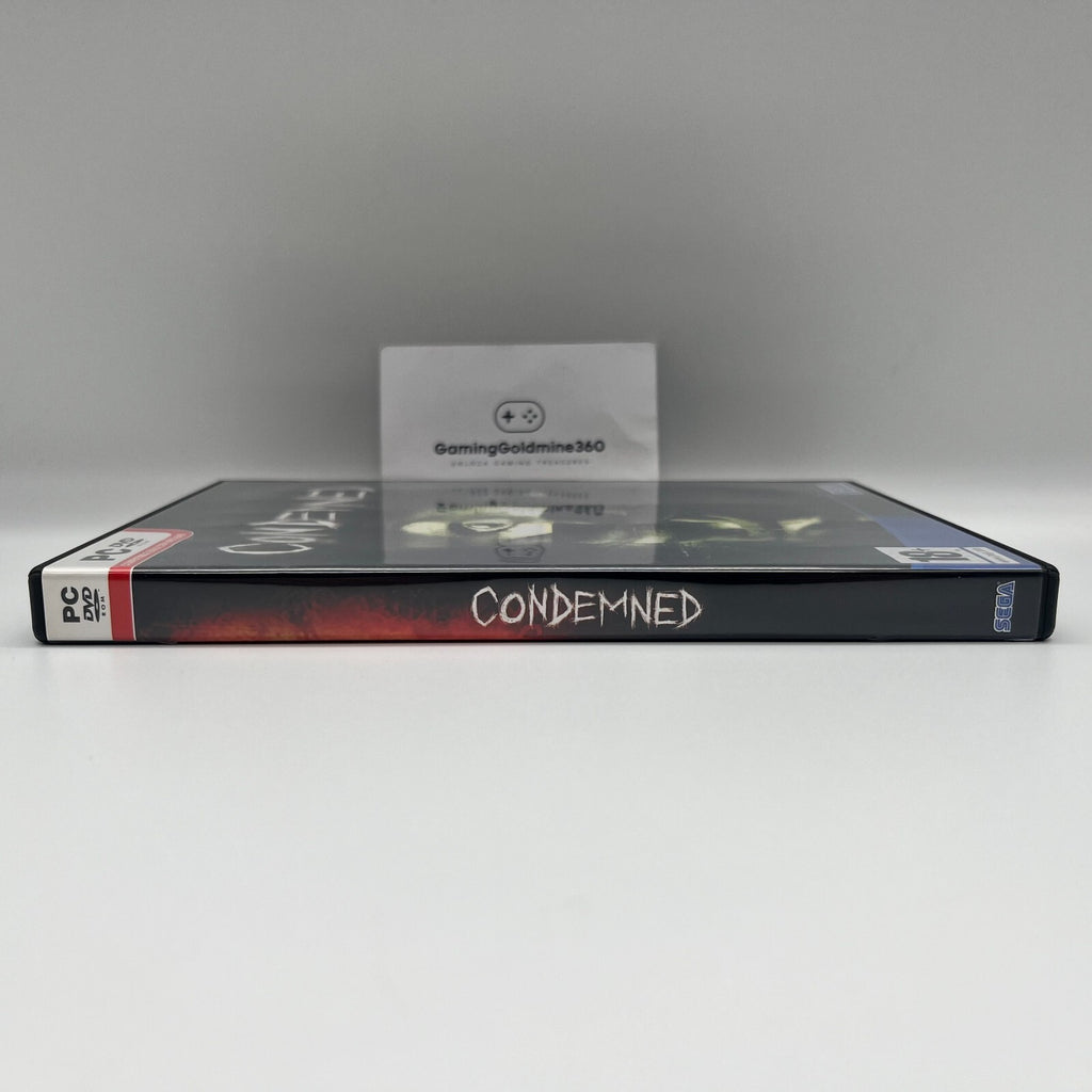 Condemned PC DVD-Rom Italiano Completo con Manuale COME NUOVO Sega Microsoft