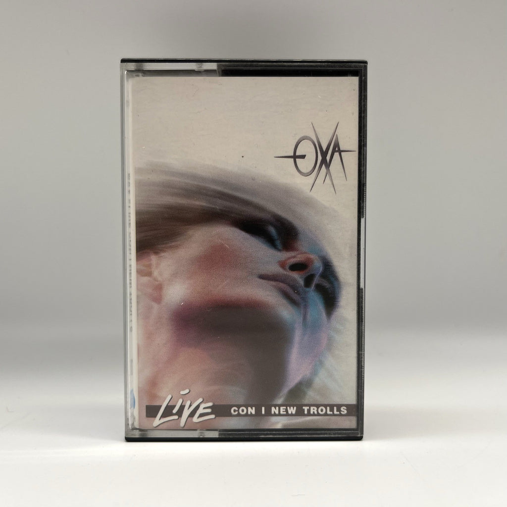 Anna Oxa Live con i New Trolls Musicassetta MC Columbia 1990 Italiana Testata