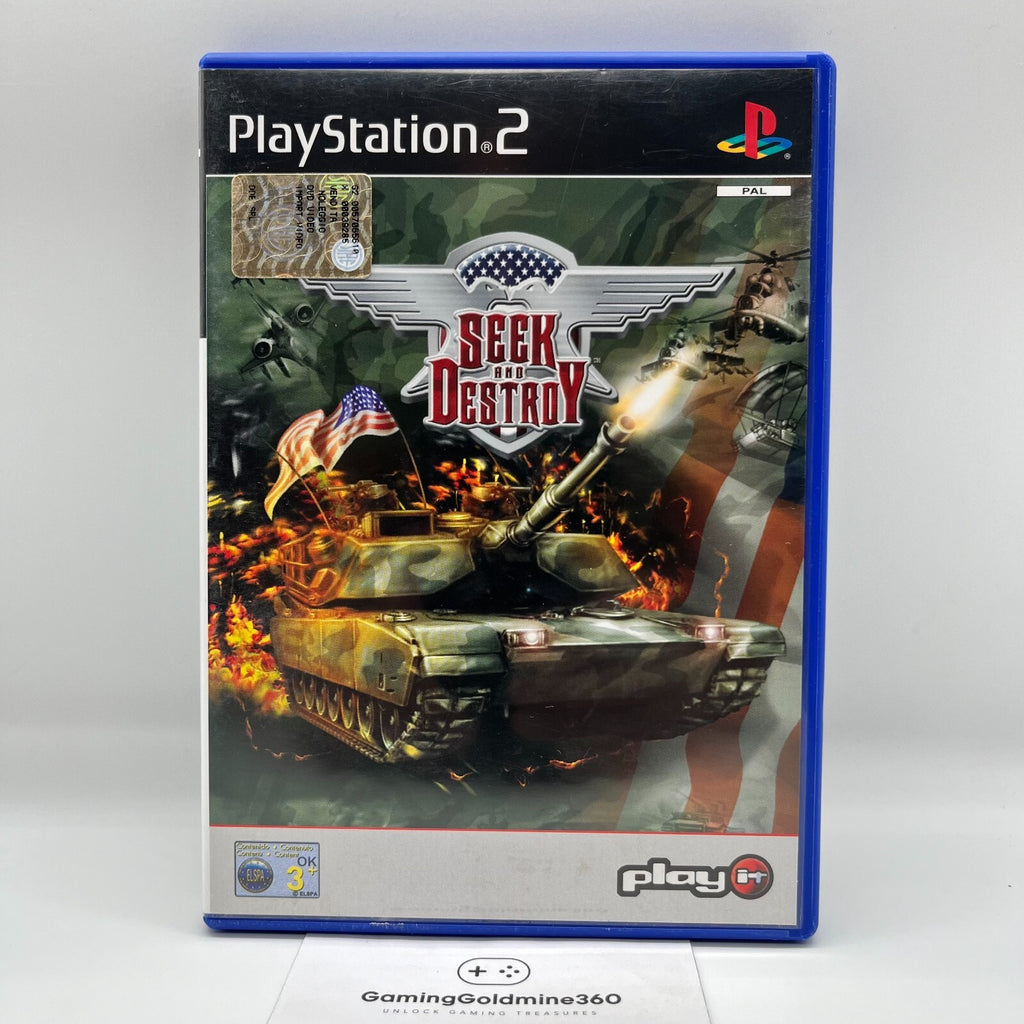 Seek and Destroy PS2 Italiano Completo con Manuale Sony PlayStation 2 COME NUOVO