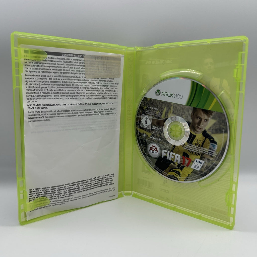FIFA 17 Xbox 360 PAL ITA EA Sports Calcio Completo Testato Funzionante