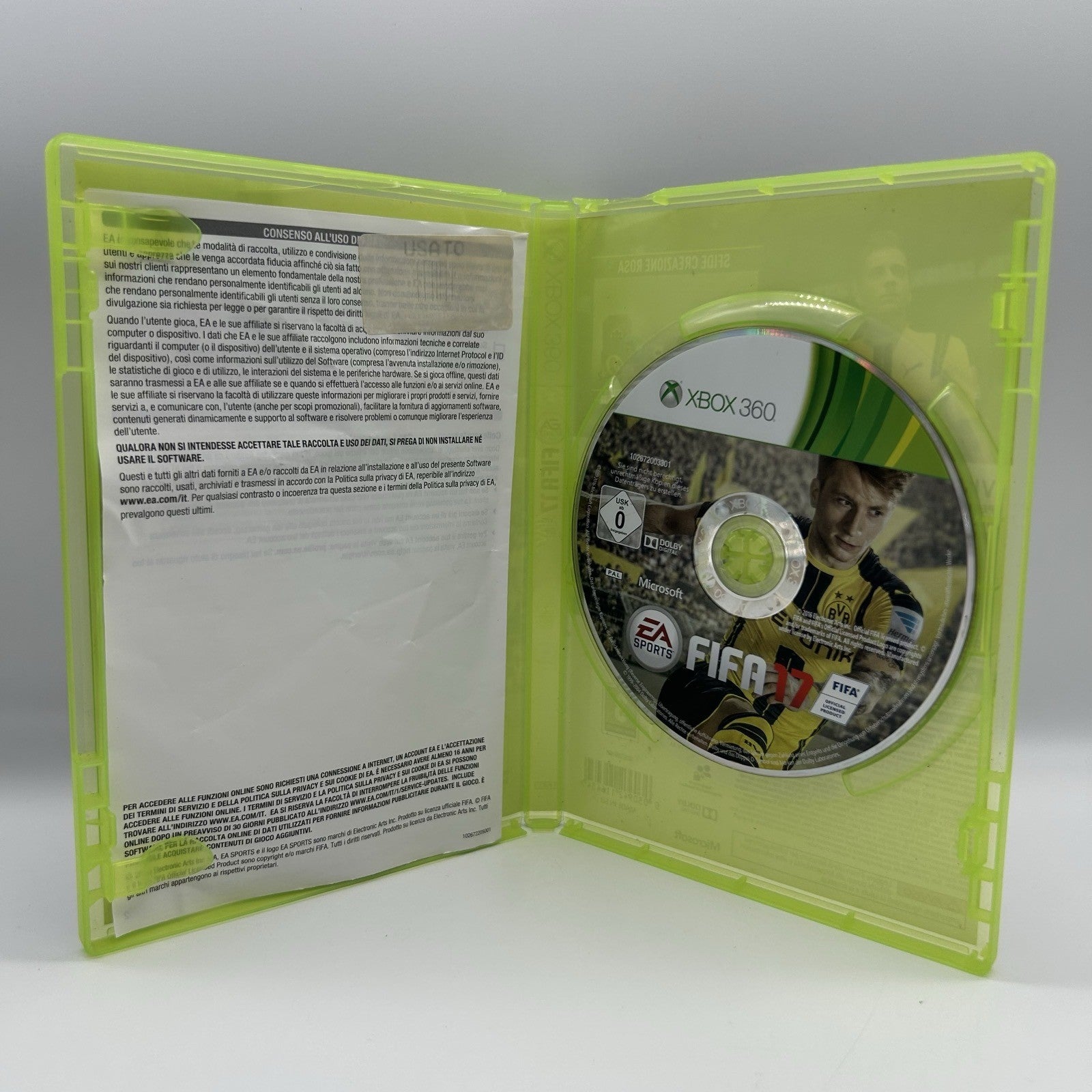 FIFA 17 Xbox 360 PAL ITA EA Sports Calcio Completo Testato Funzionante