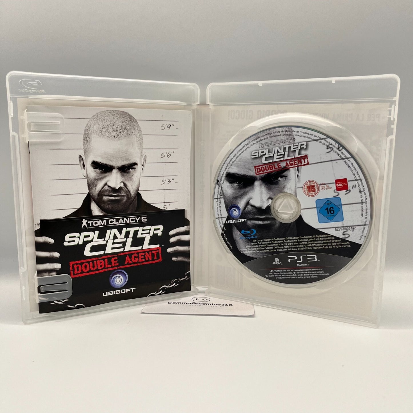 TOM CLANCY'S Splinter Cell Double Agent+HAWX PS3 Italiano Completi PAL Sony TOP