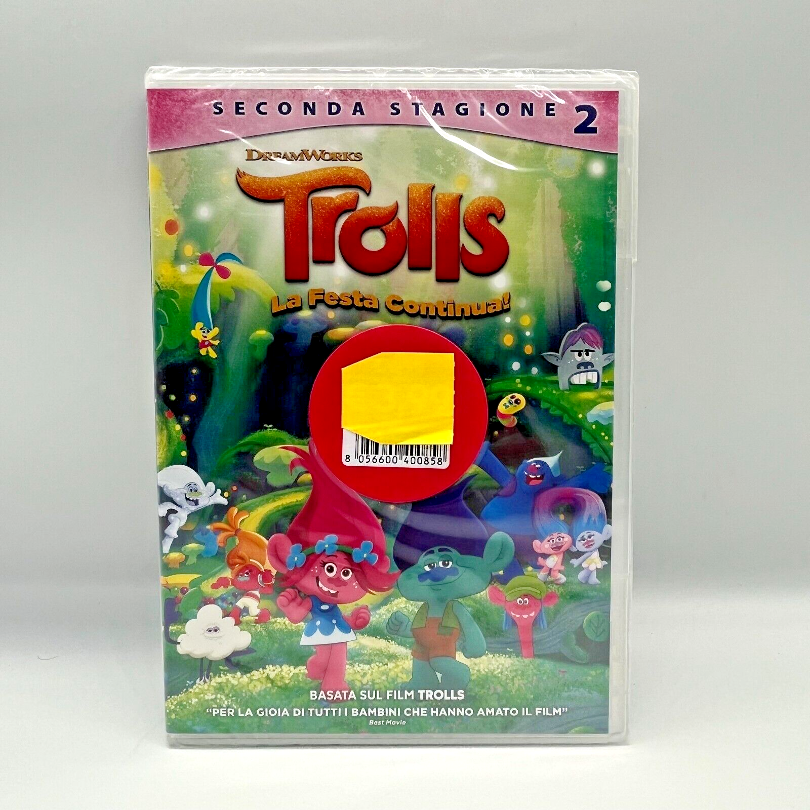 TROLLS La Festa Continua! Seconda 2 DVD Italiano DreamWorks 2016 NUOVO SIGILLATO