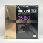 Maxell XLII 35-180 EE – bobina 26,5 cm (10,5″) sigillata, scatola oro 1986 (Nuovo)