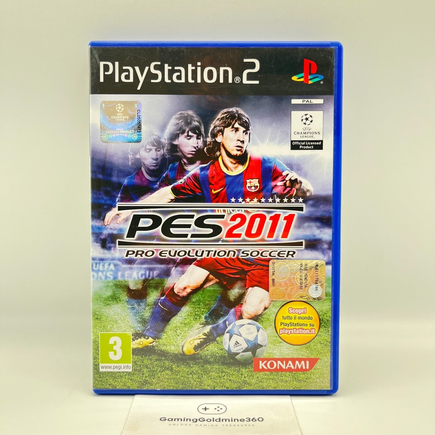 PES 2011 PS3 Italiano Completo Pro Evolution Soccer Konamy Sony PlayStation 2