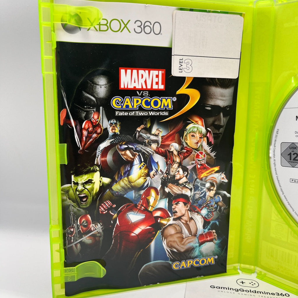 Marvel vs Capcom 3 Xbox 360 Italiano Completo Manuale Capcom Microsoft OTTIMO