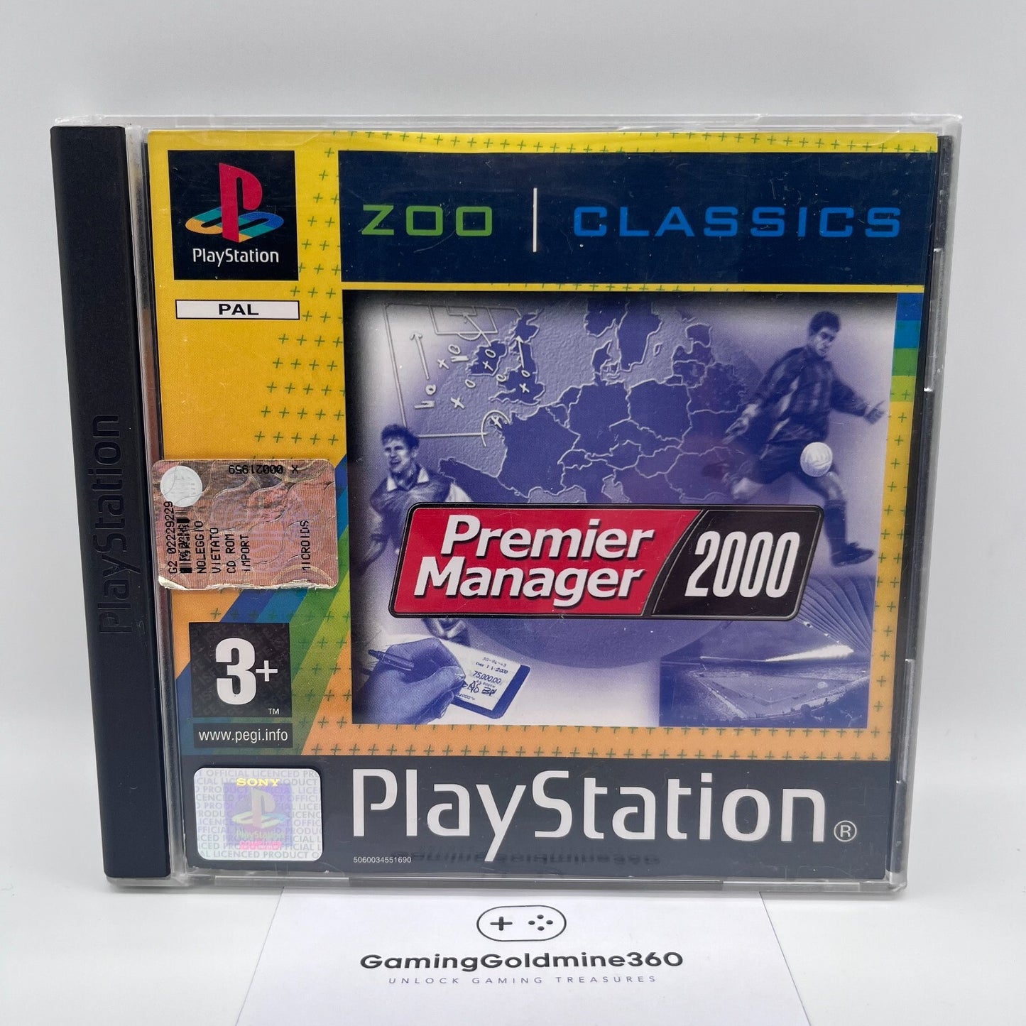 Premier Manager 2000 PS1 Italiano PAL Completo Sony PlayStation One COME NUOVO