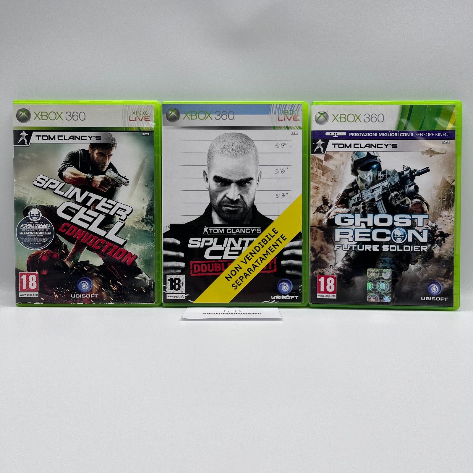 Tom Clancy's: Conviction, Double Agent, Ghost Recon Future Soldier Xbox 360 PAL