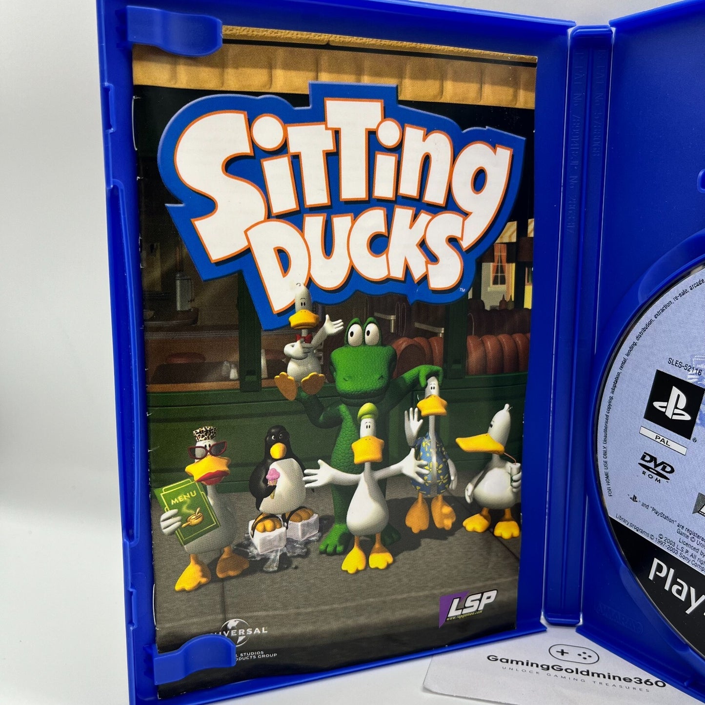 Sitting Ducks PS2 Italiano Completo con Manuale Universal Sony PlayStation 2