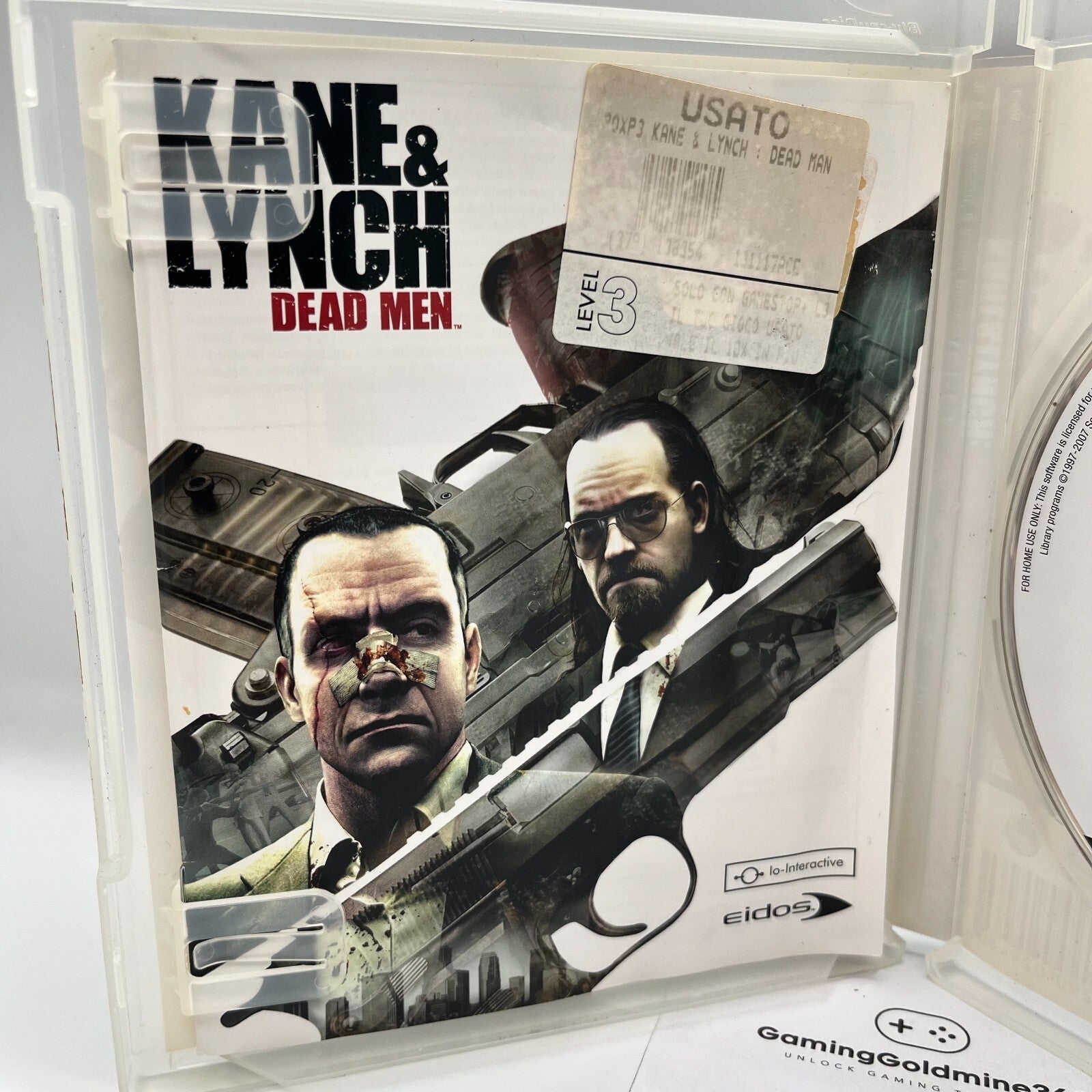 KANE & LYNCH Dead Men + 2 Dog Days PS3 Italiano Completo PAL Eidos PlayStation 3