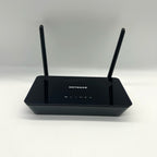 Netgear D1500 Modem Router ADSL2+ WiFi N300 Completo Manuale e Cavi Testato