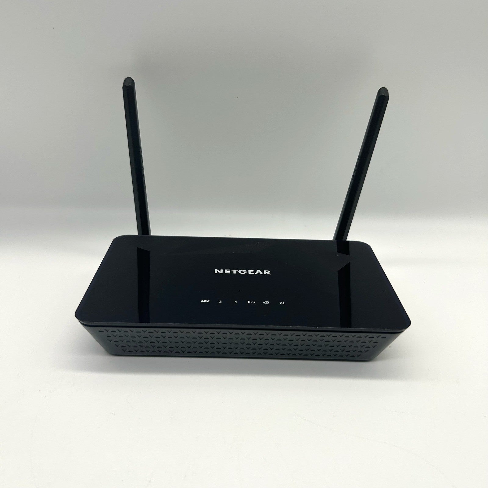 Netgear D1500 Modem Router ADSL2+ WiFi N300 Completo Manuale e Cavi Testato