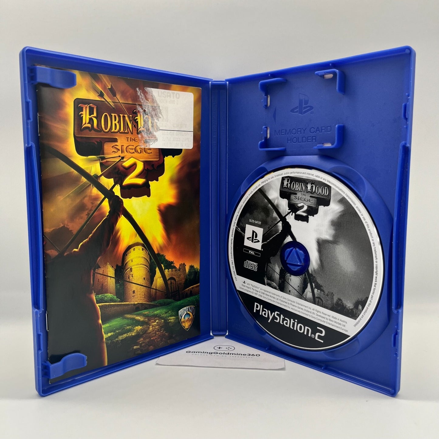 Robin Hood 2: The Siege PS2 Italiano Completo Manuale Phoenix Sony PlayStation 2