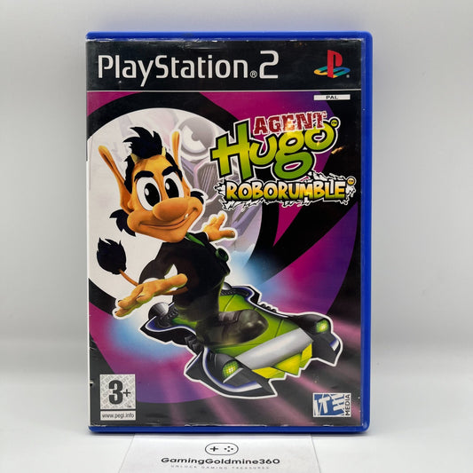 Agent Hugo RoboRumble PS2 Italiano Completo con Manuale PAL Sony PlayStation 2