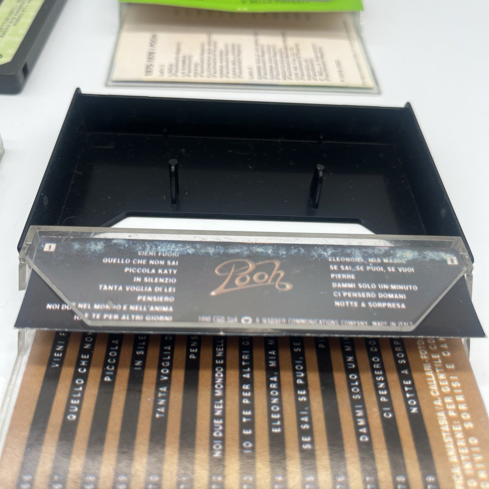 Pooh Lotto 2 Musicassette MC 1975-1978 e 25 La Nostra Storia CGD Italiana