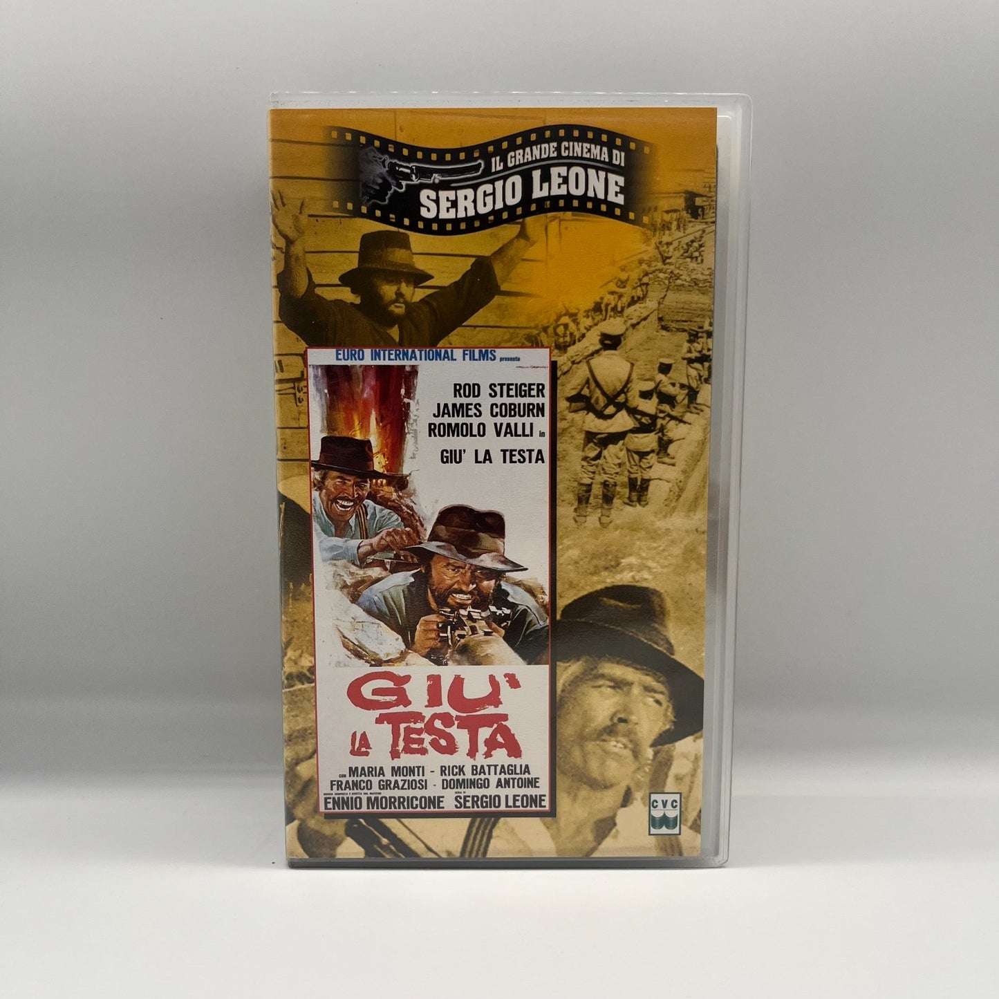 🎬 3x VHS Sergio Leone Western CLINT EASTWOOD Dollaro CVC