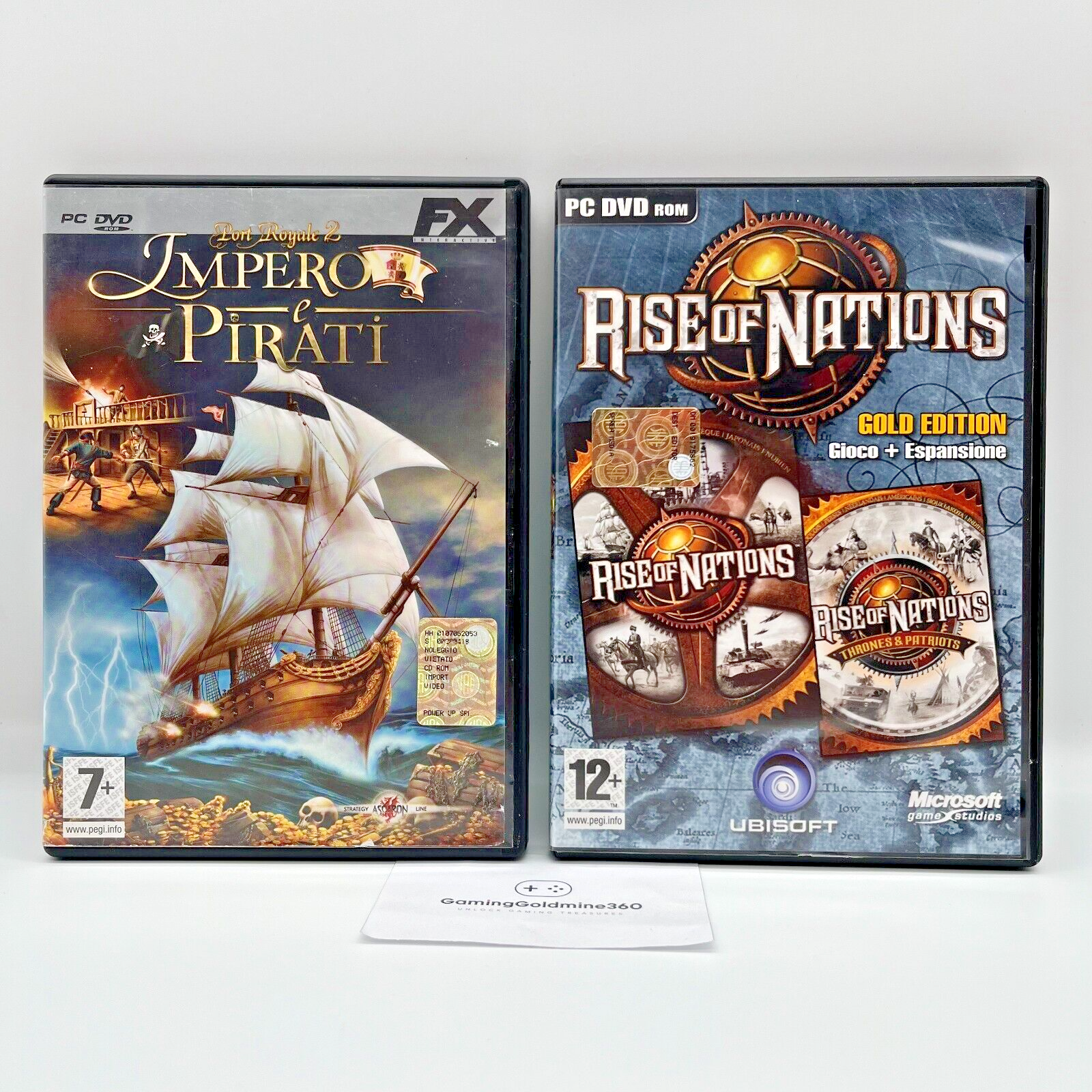 Port Royale 2: Impero e Pirati + Rise of Nations PC ITALIANO FX Ubisoft Completi