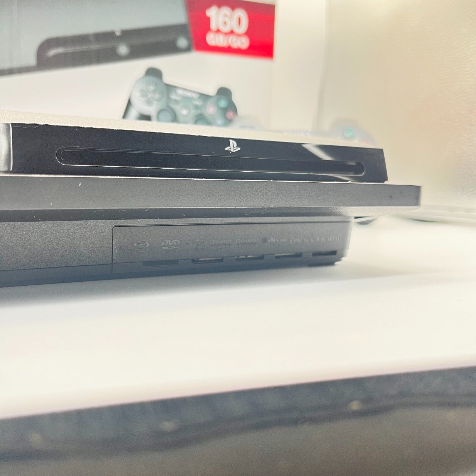 PS3 Slim Console 160GB BOXATA Sony Playstation 3 CECH3004A COMPLETA + Controller