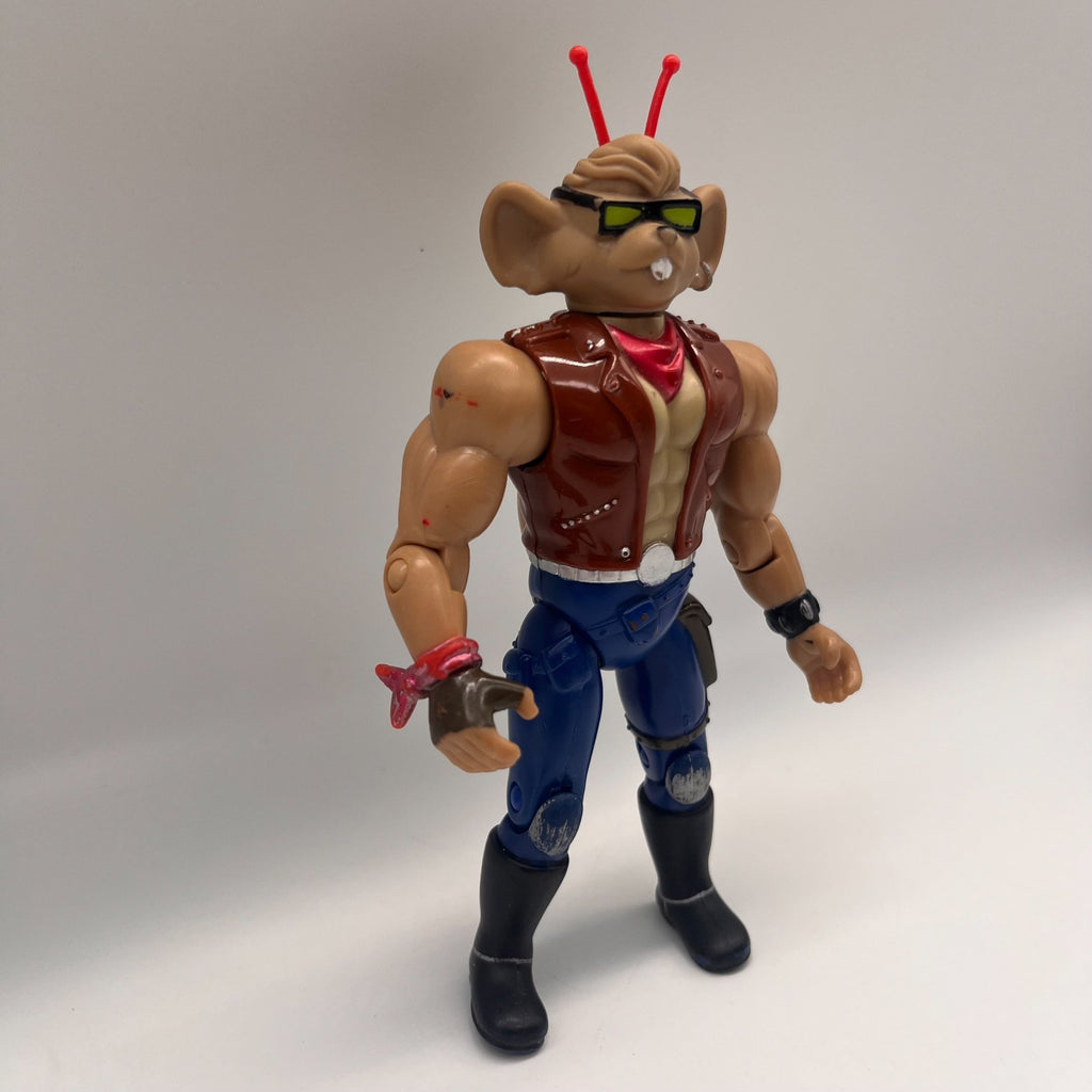 Sterzo Throttle Biker Mice da Marte Action Figure 1993 Galoob GIG Vintage