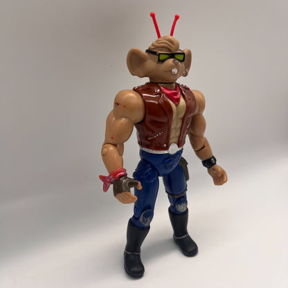 Sterzo Throttle Biker Mice da Marte Action Figure 1993 Galoob GIG Vintage