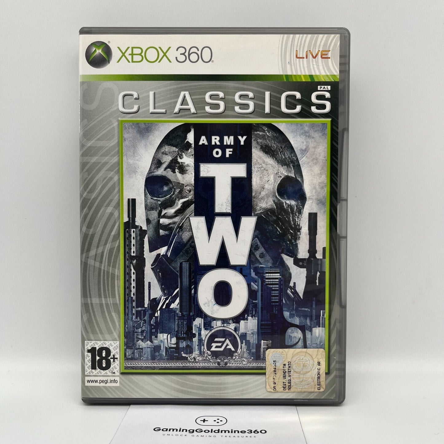 Army of Two Xbox 360 Italiano PAL Classics senza manuale EA Microsoft Xbox360