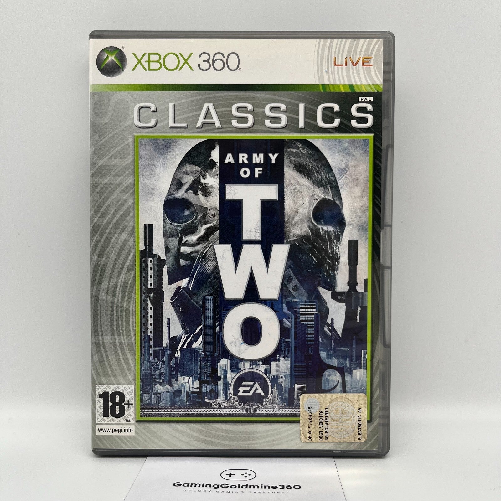 Army of Two Xbox 360 Italiano PAL Classics senza manuale EA Microsoft Xbox360