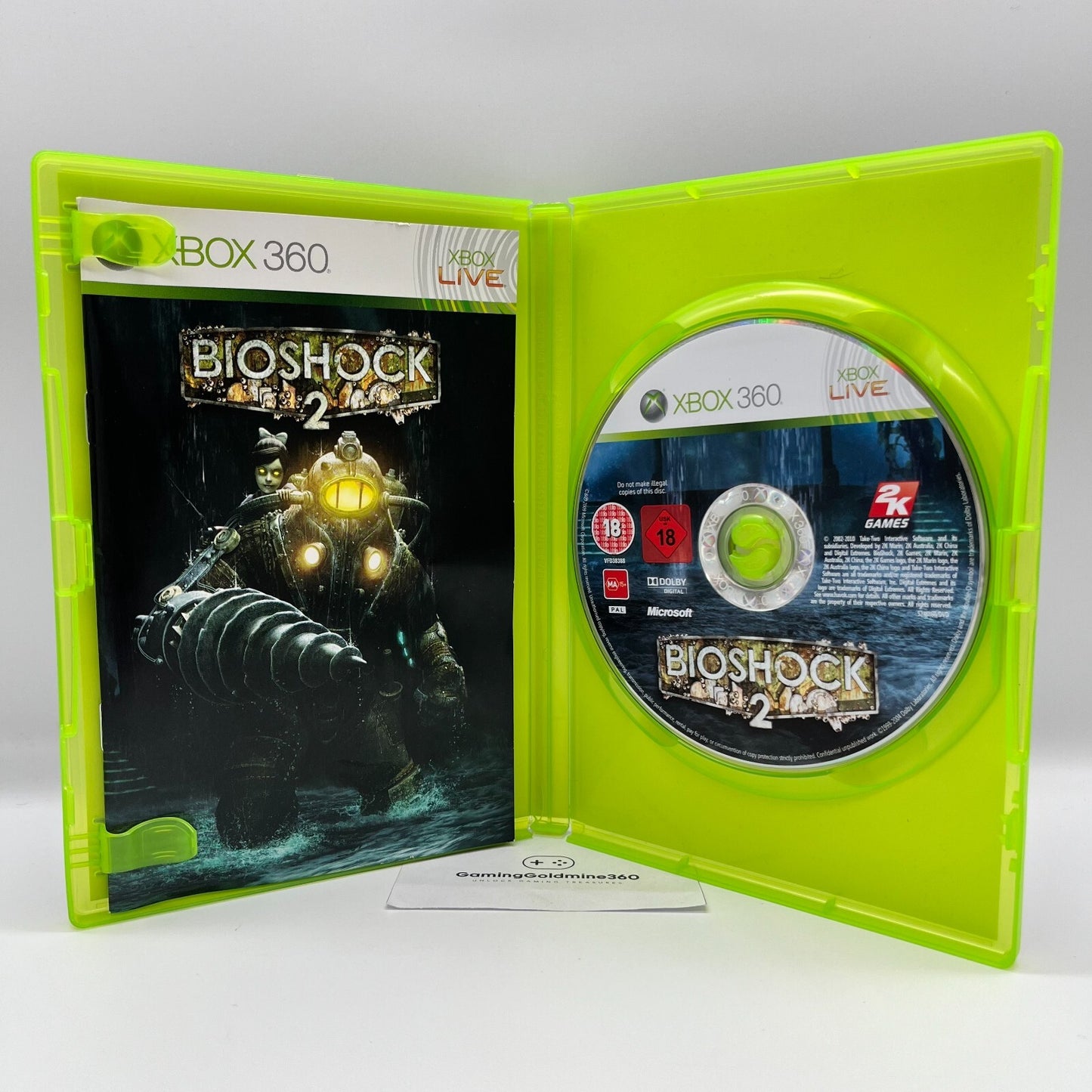 BioShock 1 + 2 Xbox 360 PAL Completi con Manuali 2K Microsoft COME NUOVI
