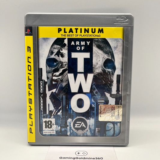 Army of Two PS3 Italiano PAL EA Sony PlayStation 3 Platinum OTTIME CONDIZIONI