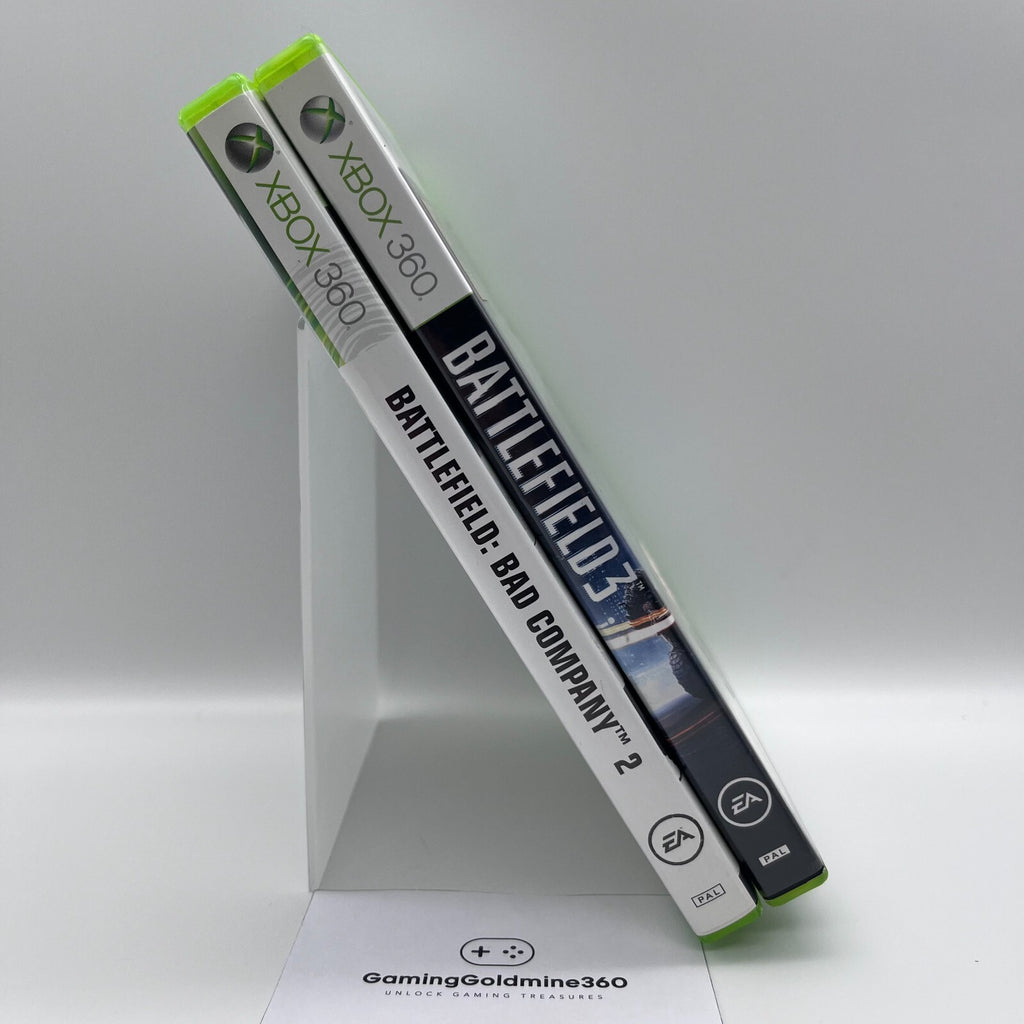 BATTLEFIELD Bad Company 2 + 3 Xbox 360 Italiano Completi EA Microsoft Xbox360