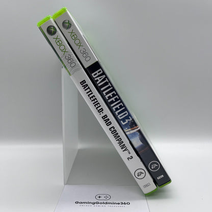 BATTLEFIELD Bad Company 2 + 3 Xbox 360 Italiano Completi EA Microsoft Xbox360