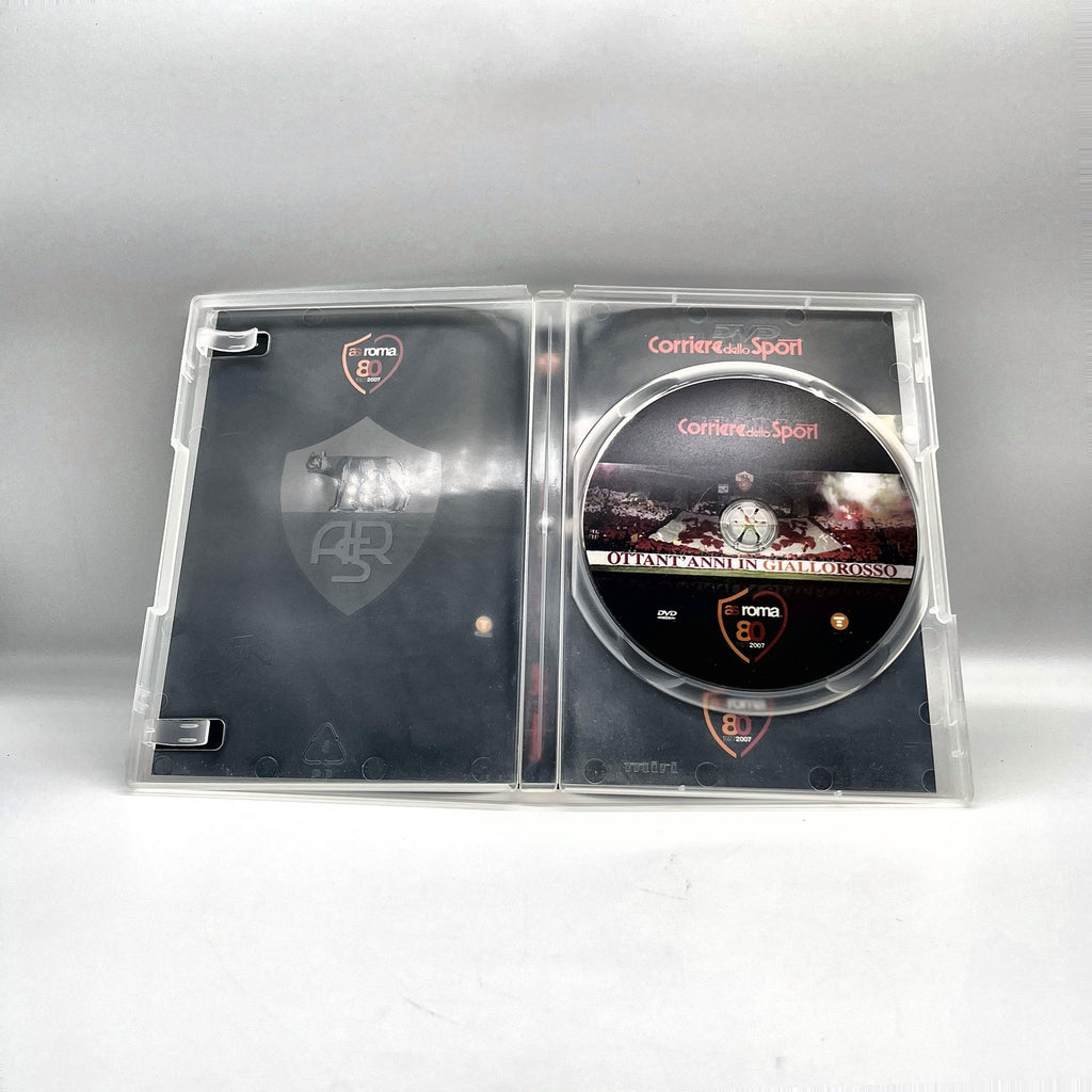 Ottant'anni in Giallorosso DVD AS Roma 1927-2007 Calcio Corriere dello Sport