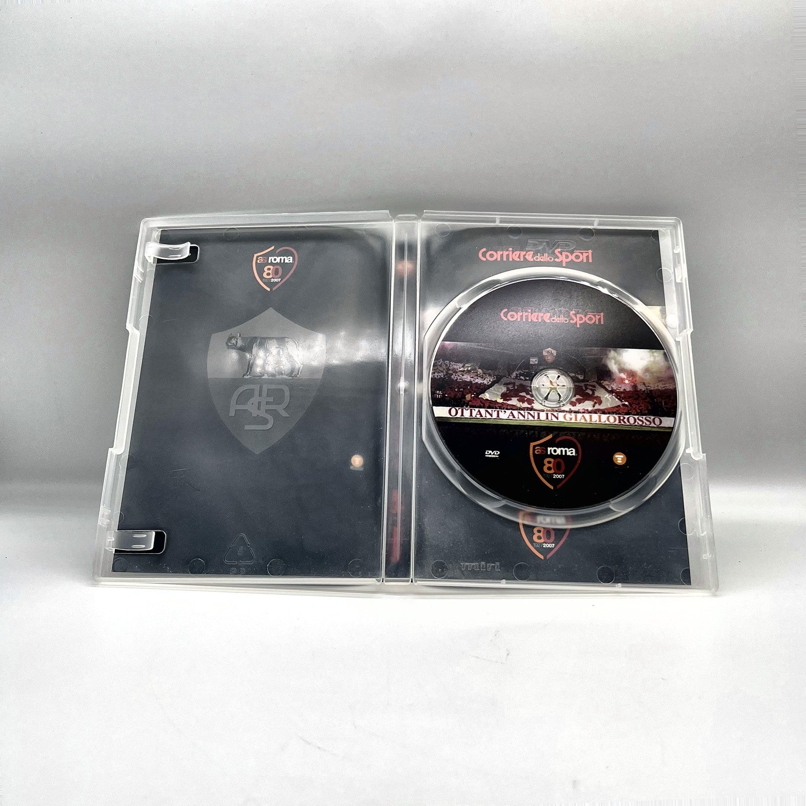 Ottant'anni in Giallorosso DVD AS Roma 1927-2007 Calcio Corriere dello Sport