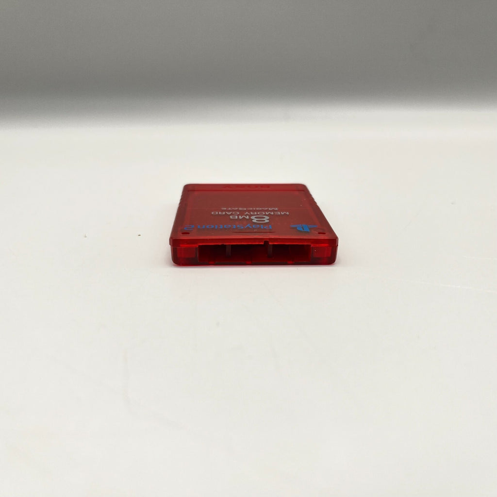 Memory Card PS2 8 MB ORIGINALE Sony PlayStation 2 Magic Gate ROSSA - COME NUOVA
