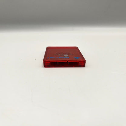 Memory Card PS2 8 MB ORIGINALE Sony PlayStation 2 Magic Gate ROSSA - COME NUOVA