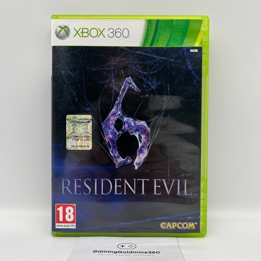 Resident Evil 6 Xbox 360 Italiano Completo con Manuale PAL Capcom Microsoft