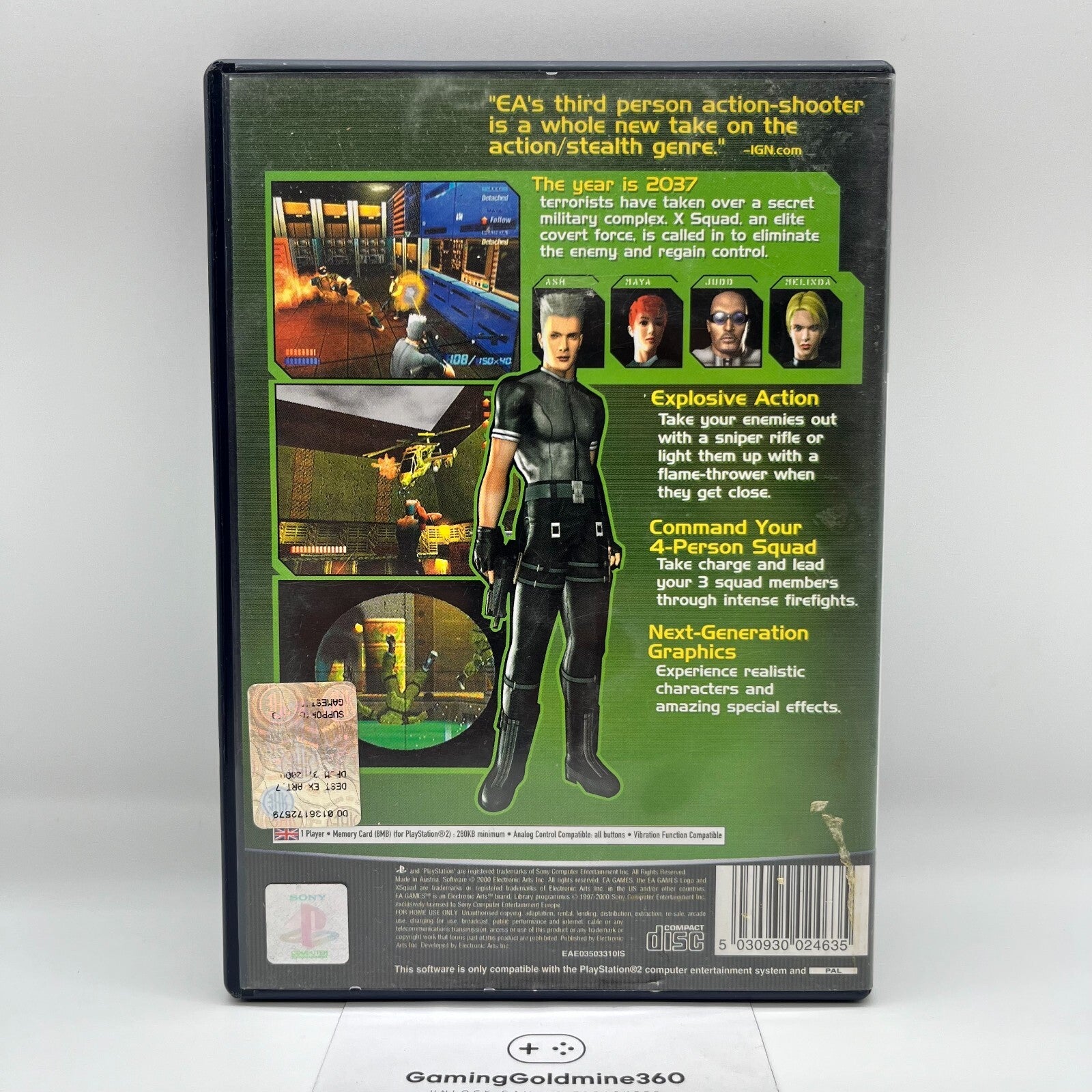 X Squad PS2 Italiano Completo con Manuale PAL EA Sony PlayStation 2 OTTIME CONDI