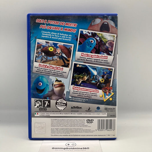 Mostri Contro Alieni PS2 Italiano Completo Activison Sony PlayStation 2 OTTIMO