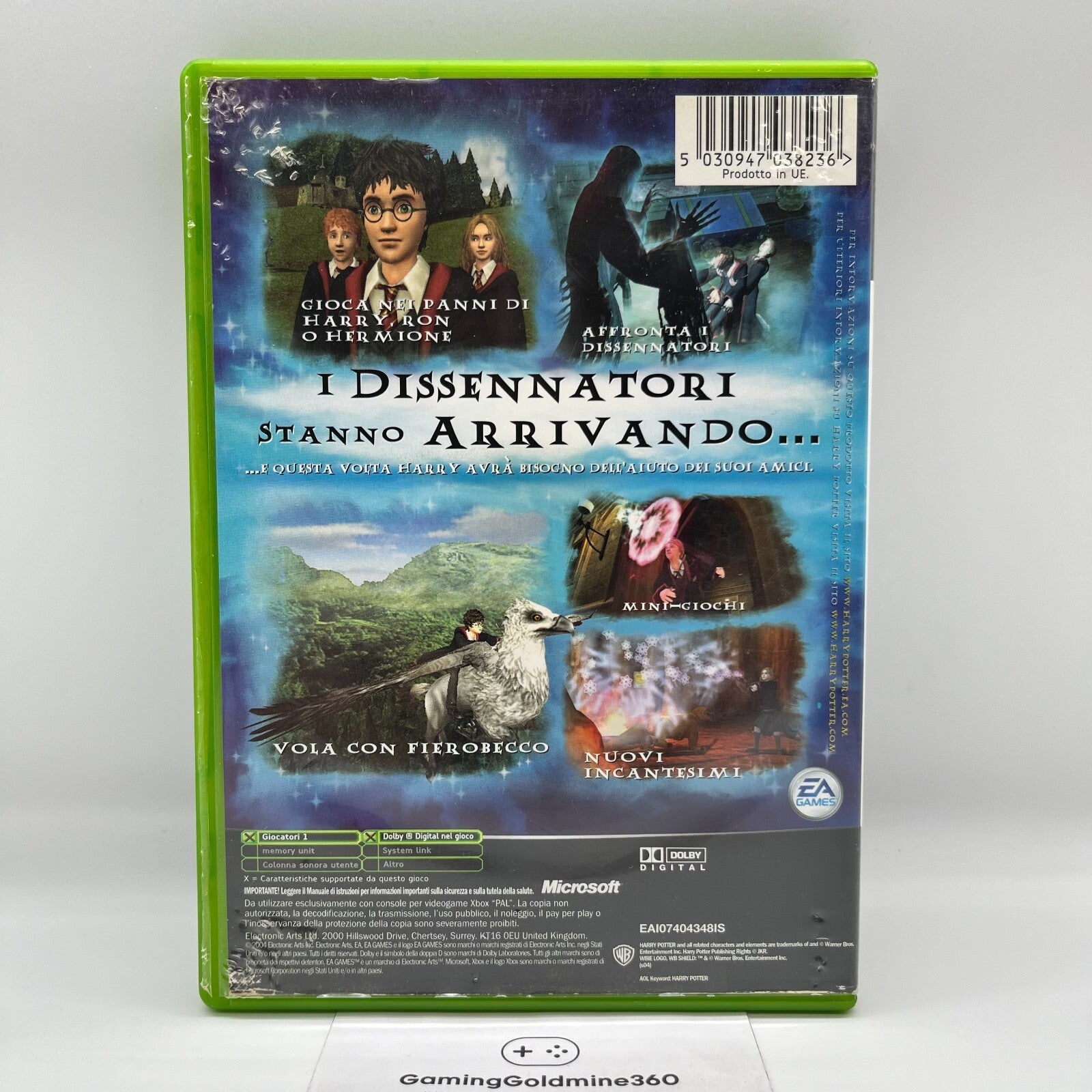 Harry Potter e il Prigioniero di Azkaban XBOX Italiano PAL Microsoft no manuale