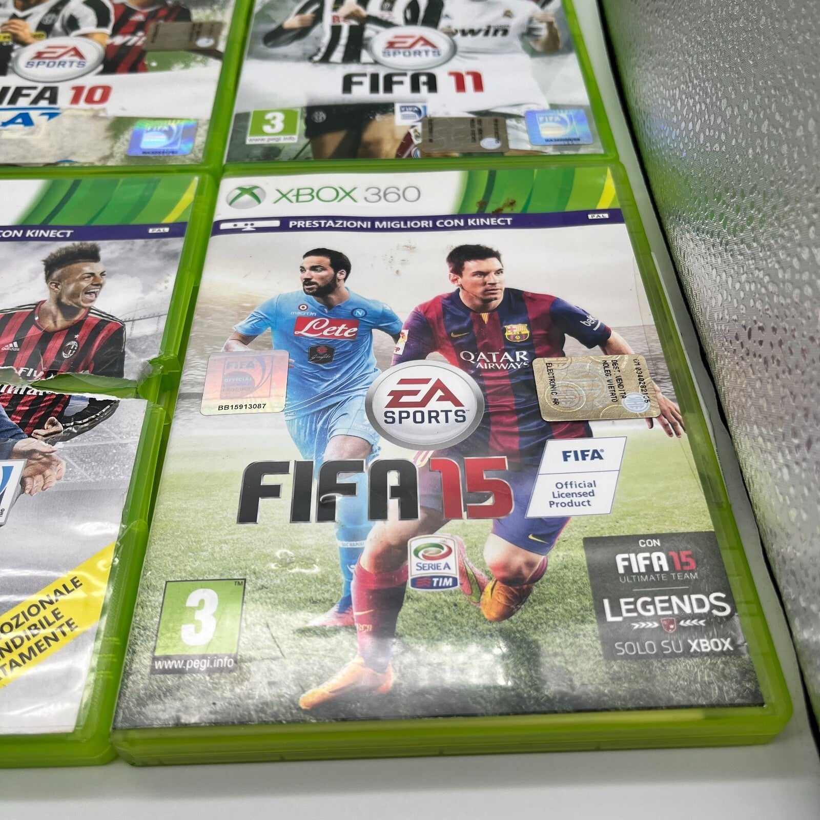 FIFA 08+09+10+11+12+13+14+15 Xbox 360 Collection Bundle 8 GIOCHI PAL OTTIMI