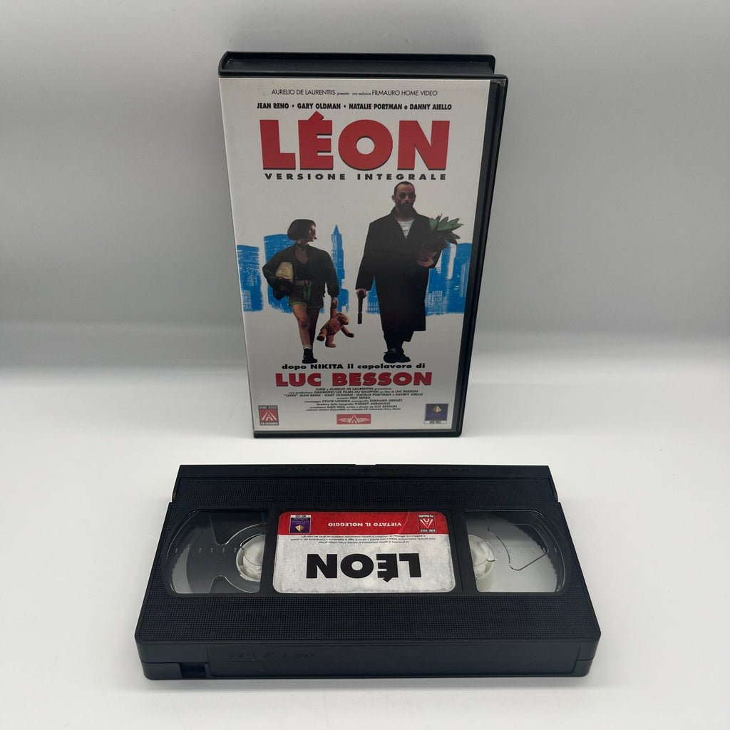 Léon Versione Integrale VHS 1994 Luc Besson Jean Reno Natalie Portman Filmauro