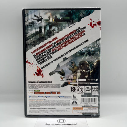 KANE & LYNCH: Dead Men + 2 Dog Days PC Italiano NUOVI SIGILLATI Eidos Microsoft