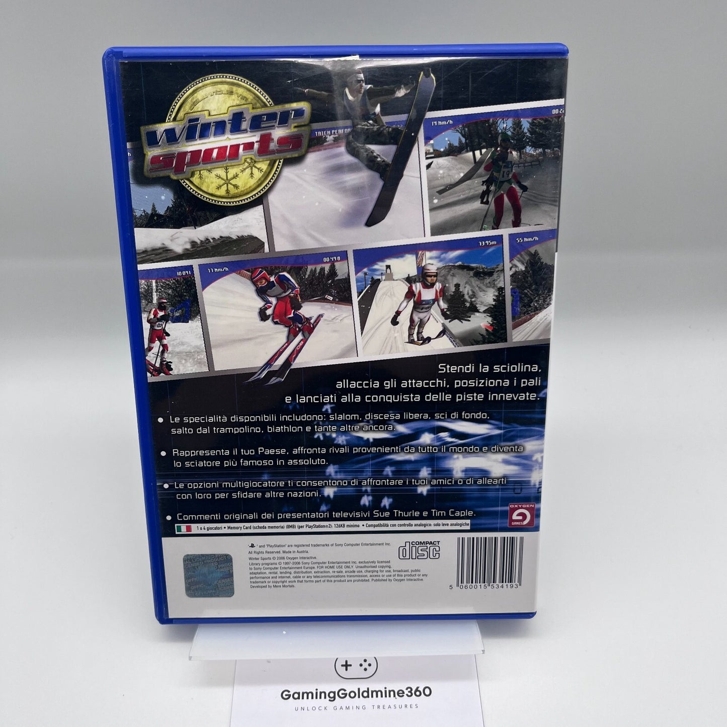 Winter Sports PS2 Italiano PAL Completo Sony Playstation 2 OTTIME CONDIZIONI