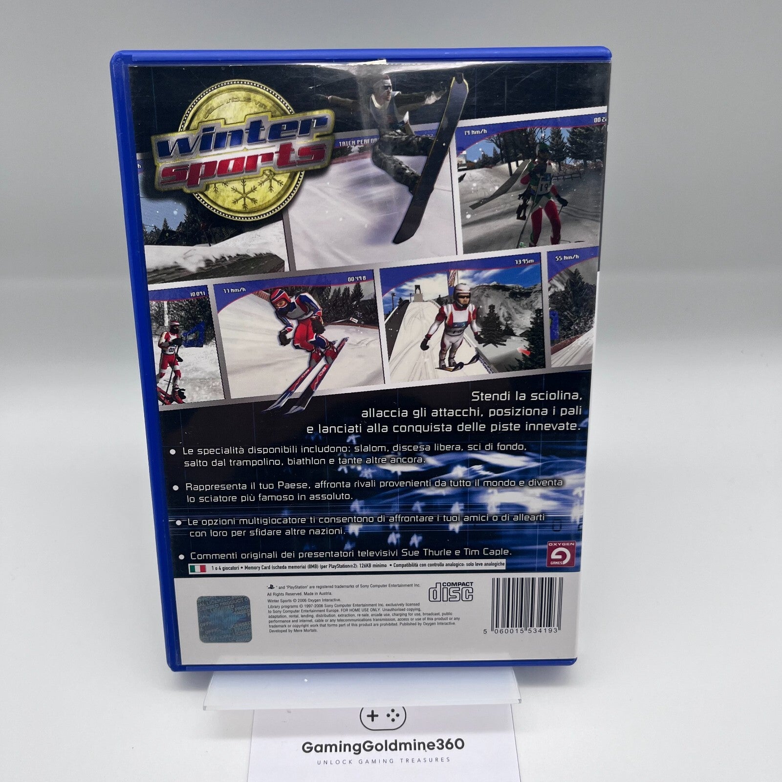 Winter Sports PS2 Italiano PAL Completo Sony Playstation 2 OTTIME CONDIZIONI