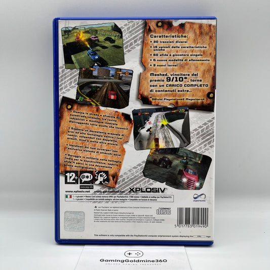 MASHED Fully Loaded PS2 Italiano Completo Xplosiv Sony PlayStation 2 COME NUOVO