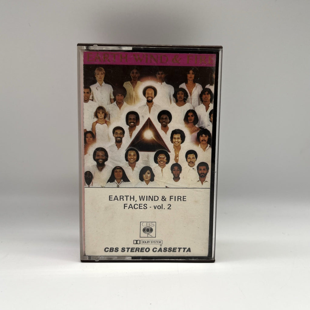 Earth Wind and Fire Faces Vol 2 Musicassetta MC CBS 1980 Funk Soul Testata